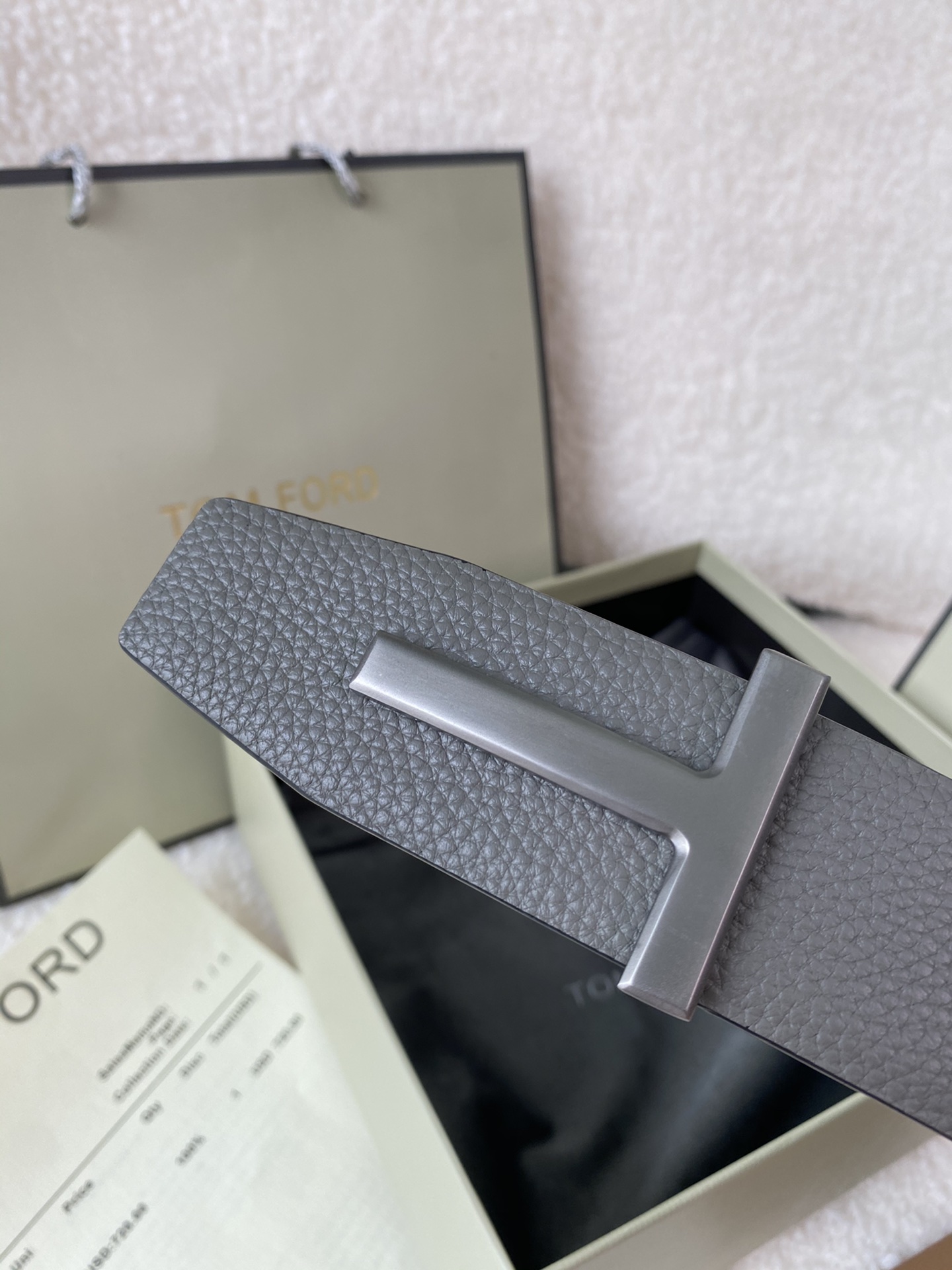 Tom Ford Male Basic Belt Cow Leather M