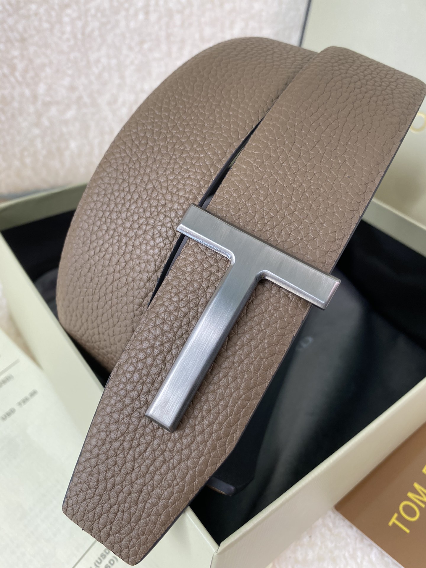 Tom Ford Male Basic Belt Cow Leather M