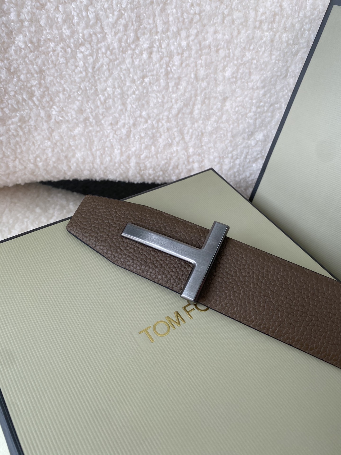 Tom Ford Male Basic Belt Cow Leather M