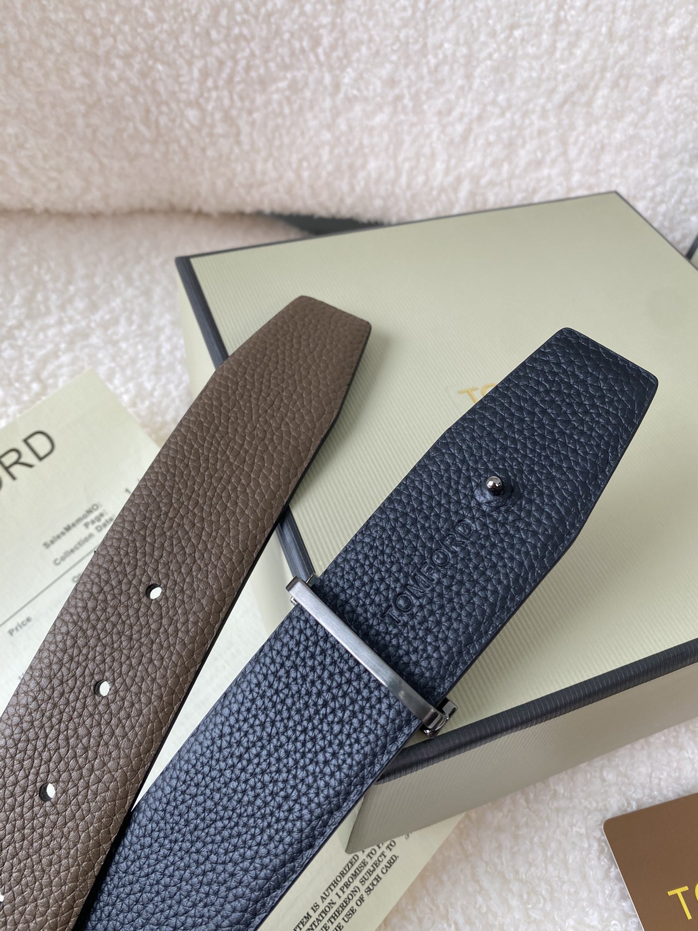 Tom Ford Male Basic Belt Cow Leather M