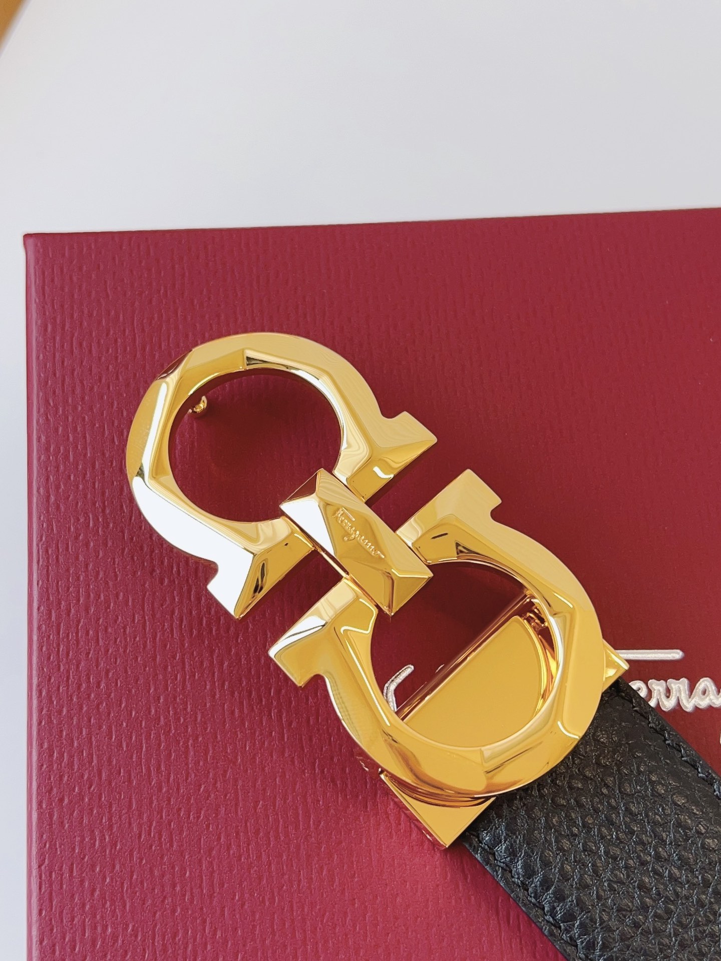 Salvatore Ferragamo Basic Belt Top Grain Leather M