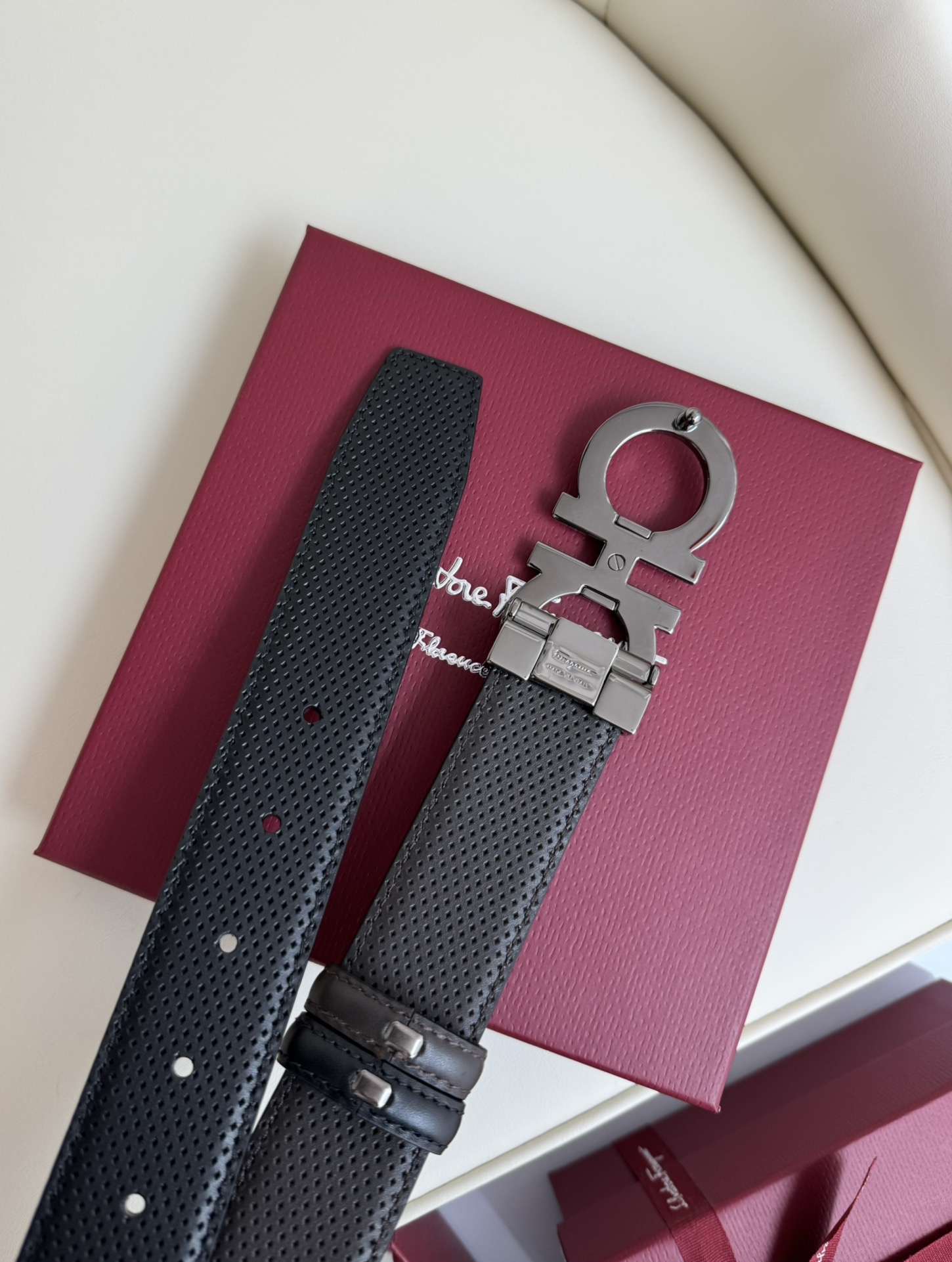 Salvatore Ferragamo Basic Belt Top Grain Leather M