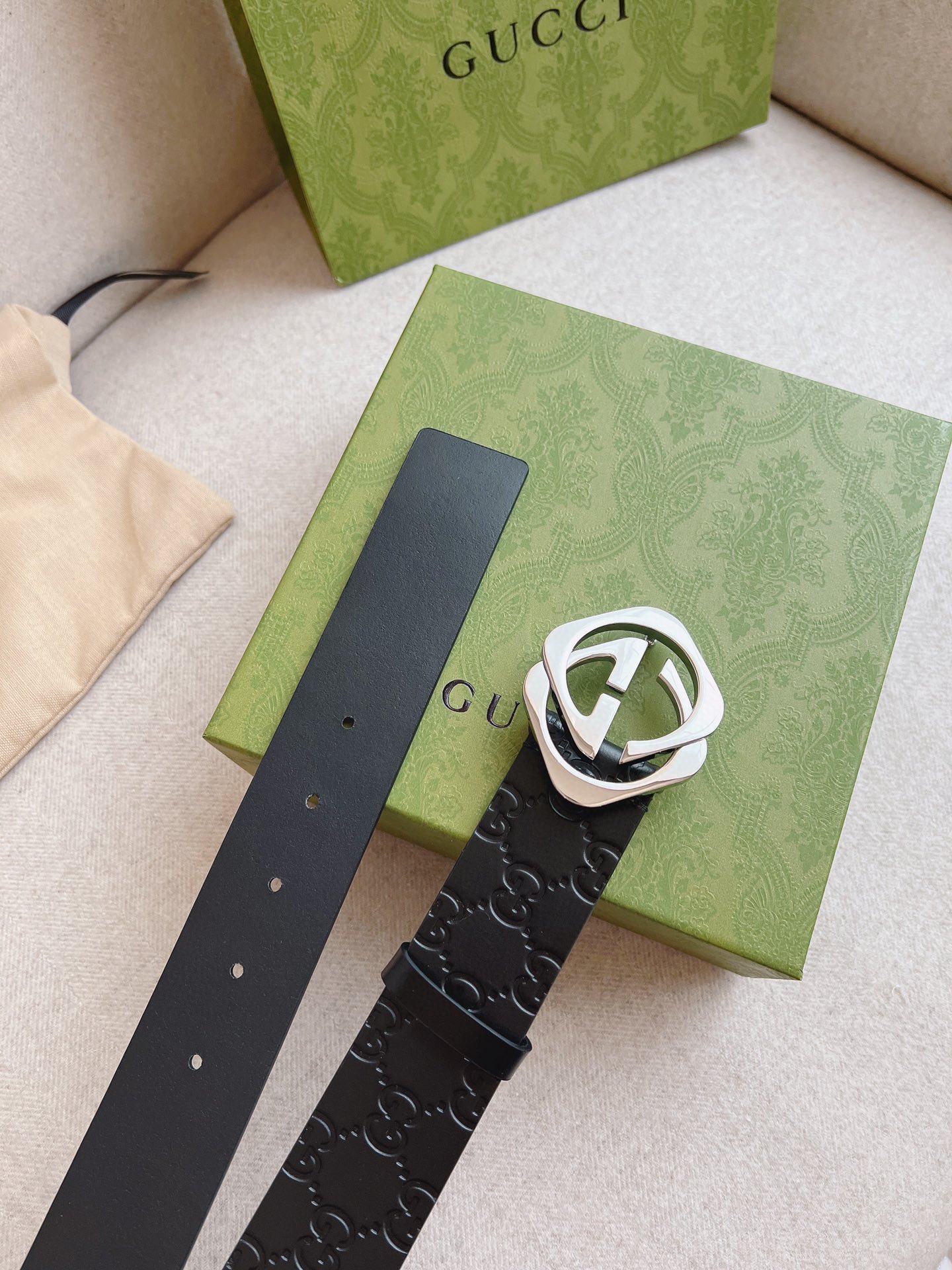 Gucci Basic Belt Cow Leather 13514-s-m