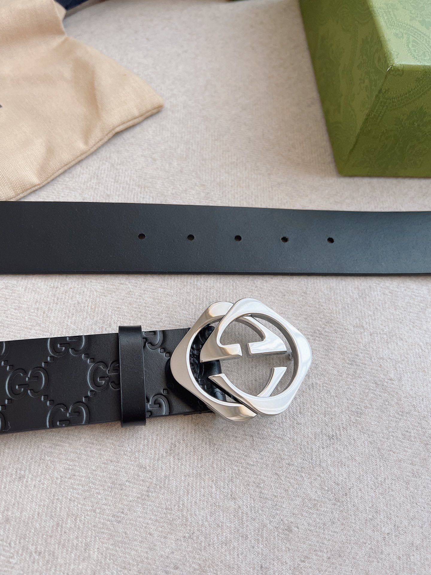 Gucci Basic Belt Cow Leather 13514-s-m
