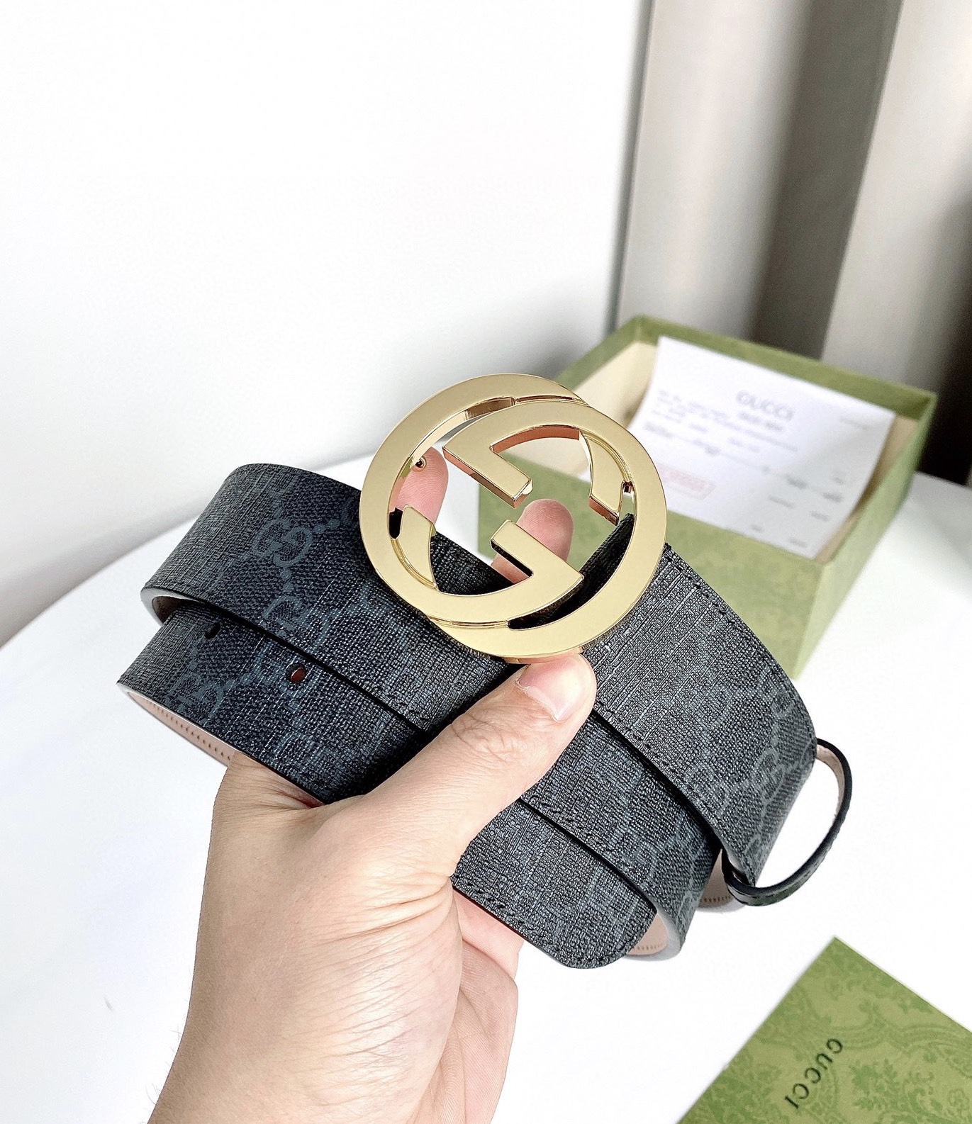 Gucci Canvas Belt Canvas M