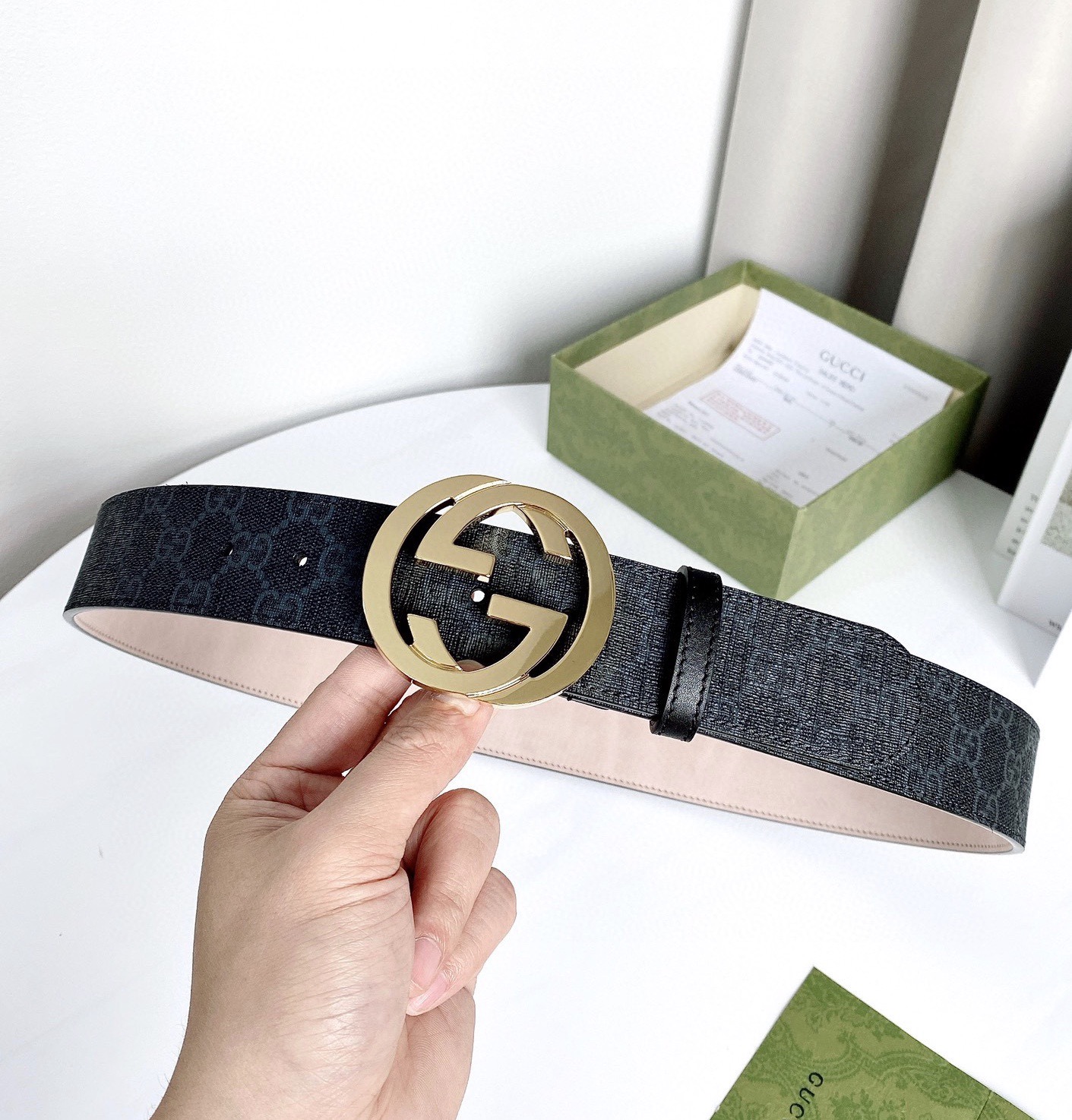 Gucci Canvas Belt Canvas M