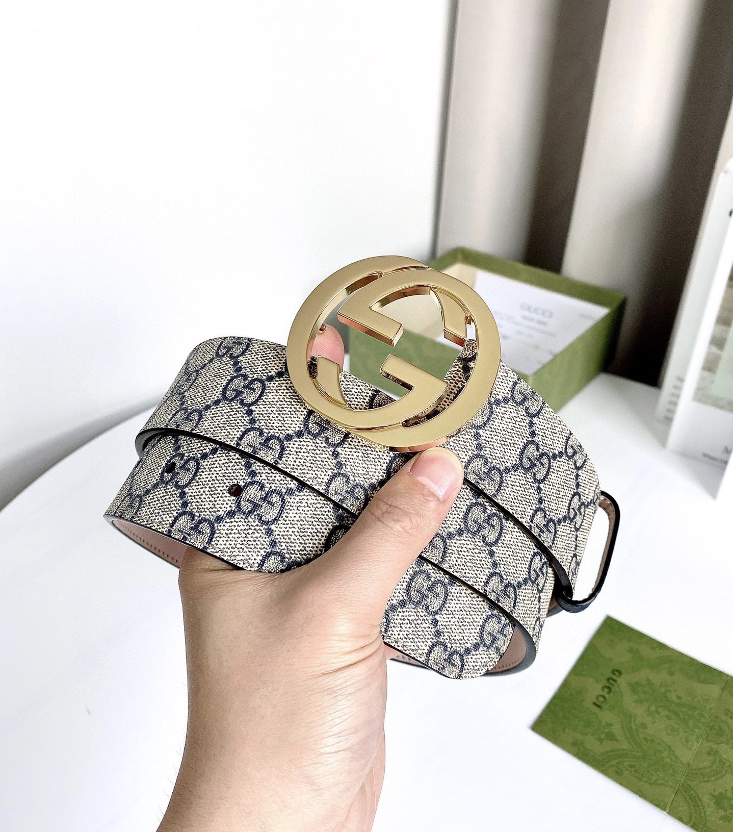 Gucci Canvas Belt Canvas M