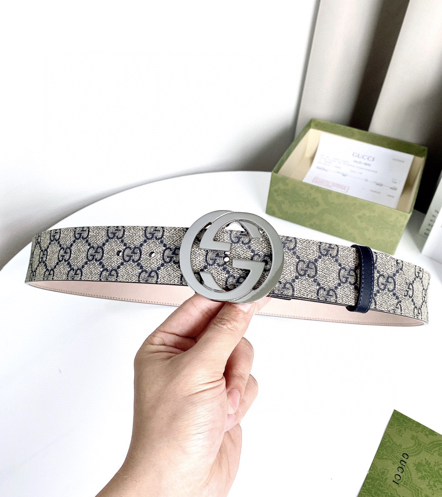 Gucci Canvas Belt Canvas M