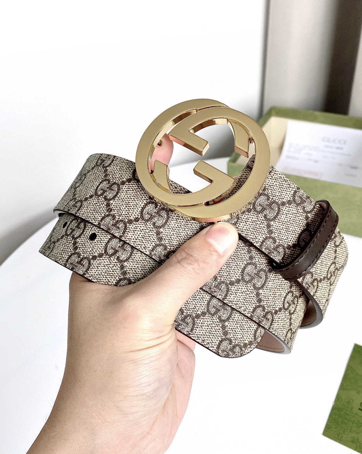 Gucci Canvas Belt Canvas M