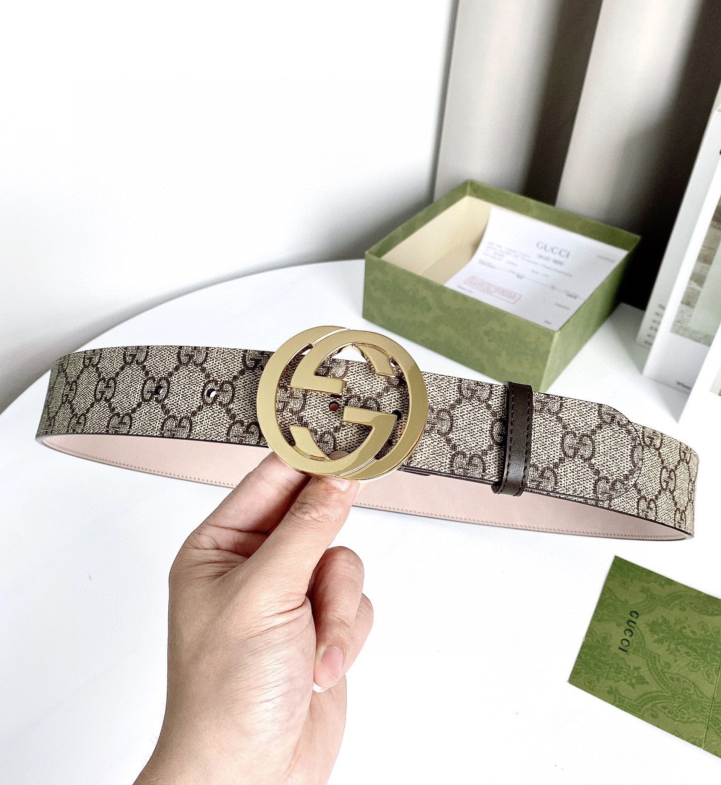 Gucci Canvas Belt Canvas M