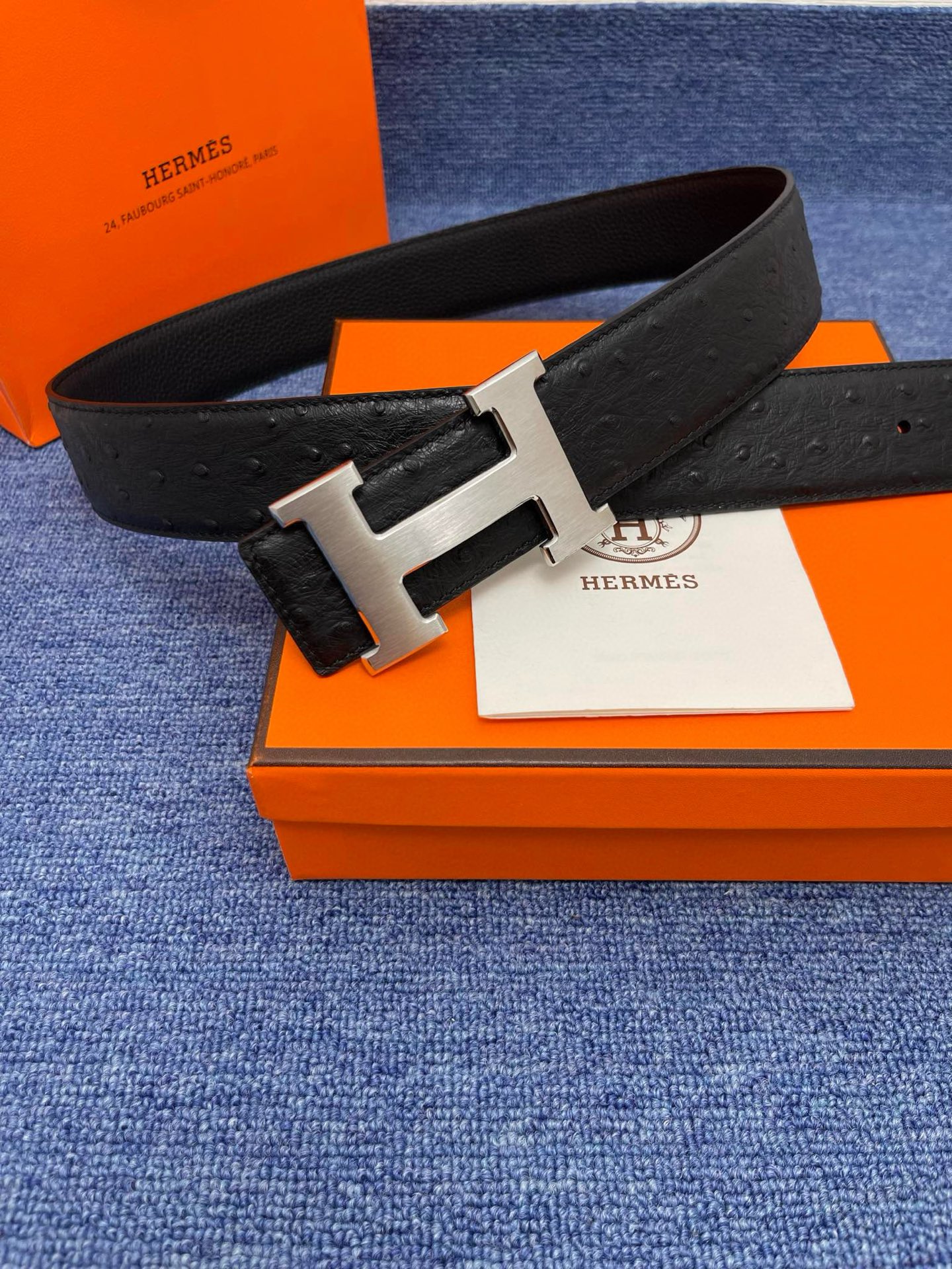 Hermès Basic Belt Black