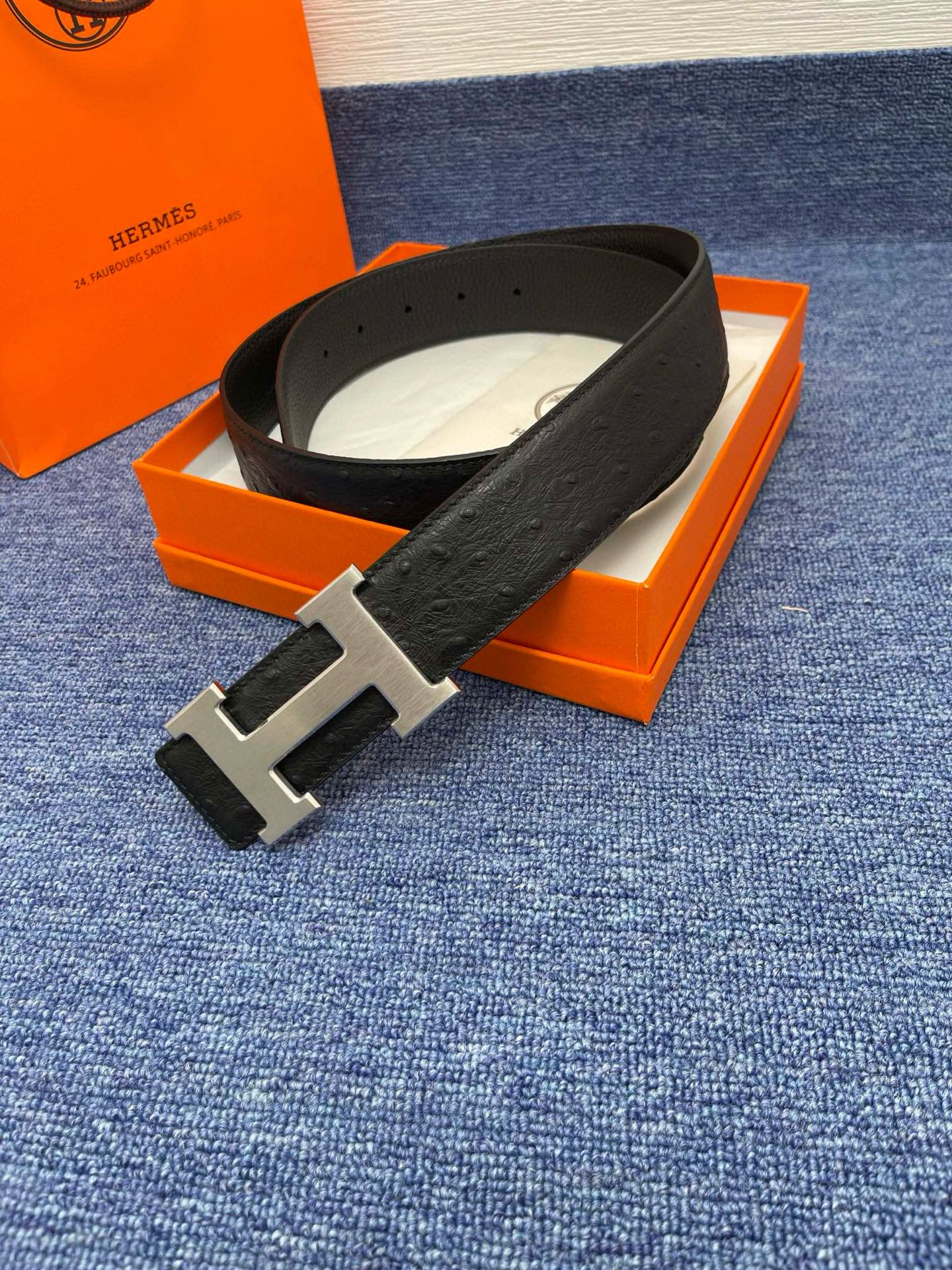 Hermès Basic Belt Black