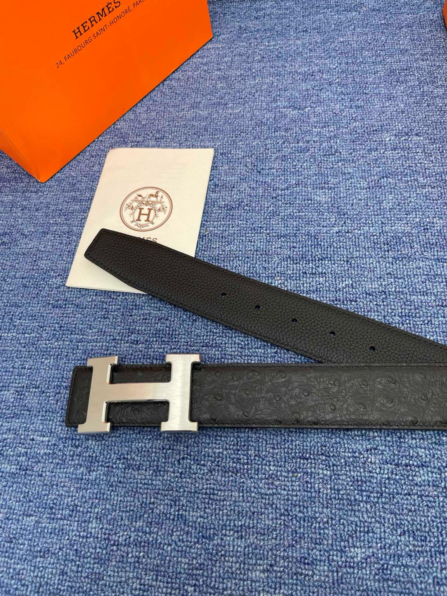 Hermès Basic Belt Black