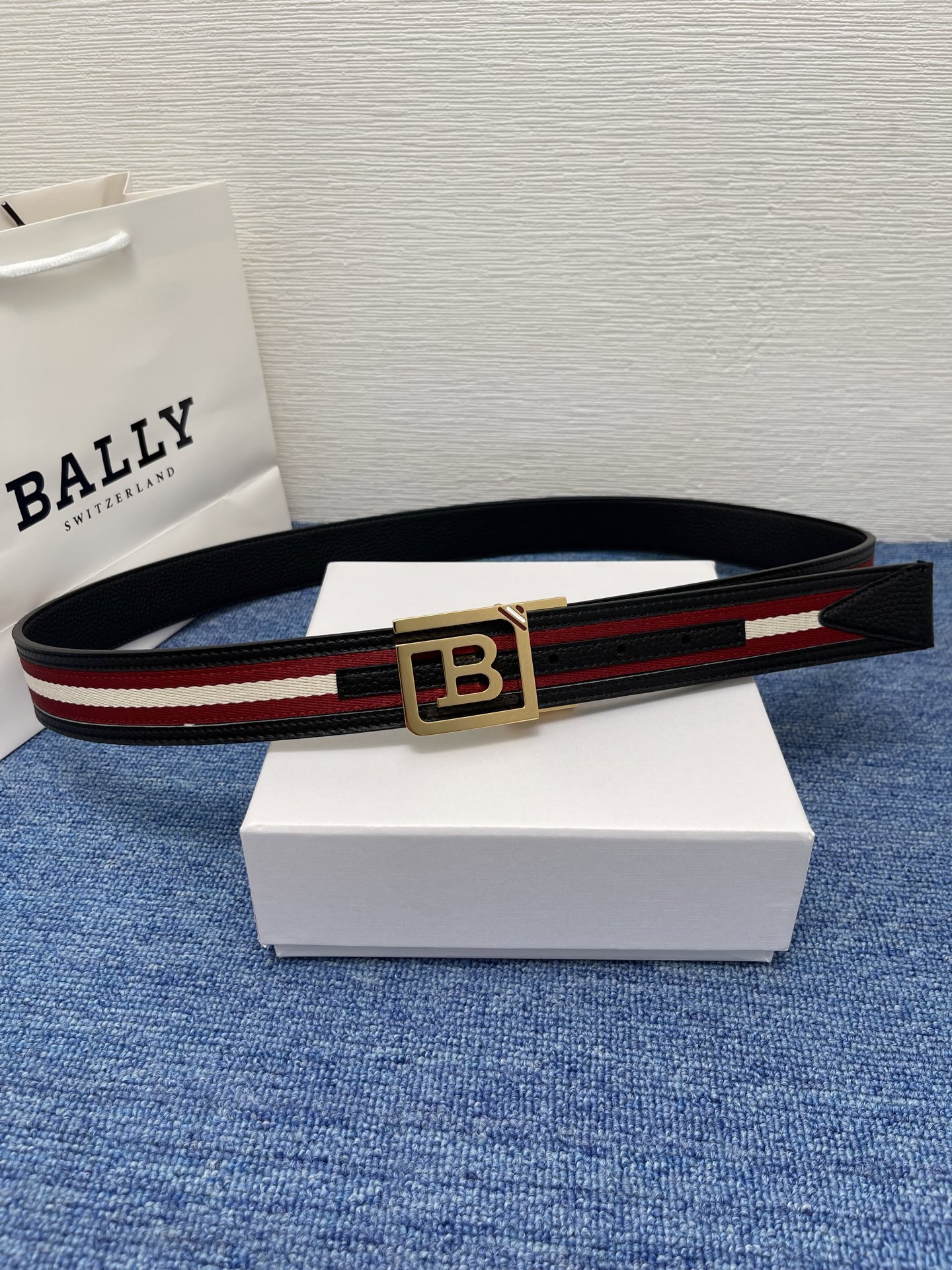 Bally Leather Belt Cow Leather