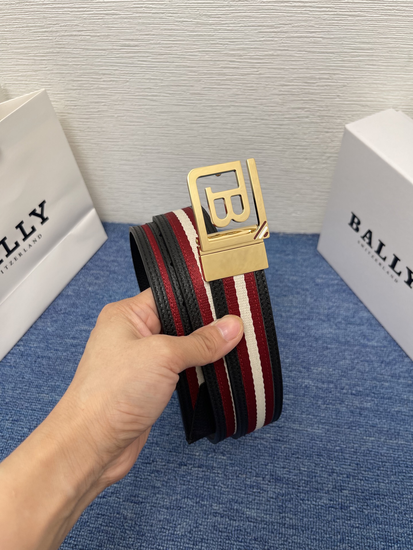 Bally Leather Belt Cow Leather