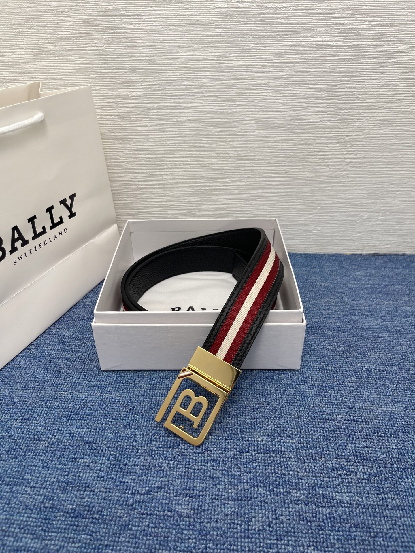 Bally Leather Belt Cow Leather