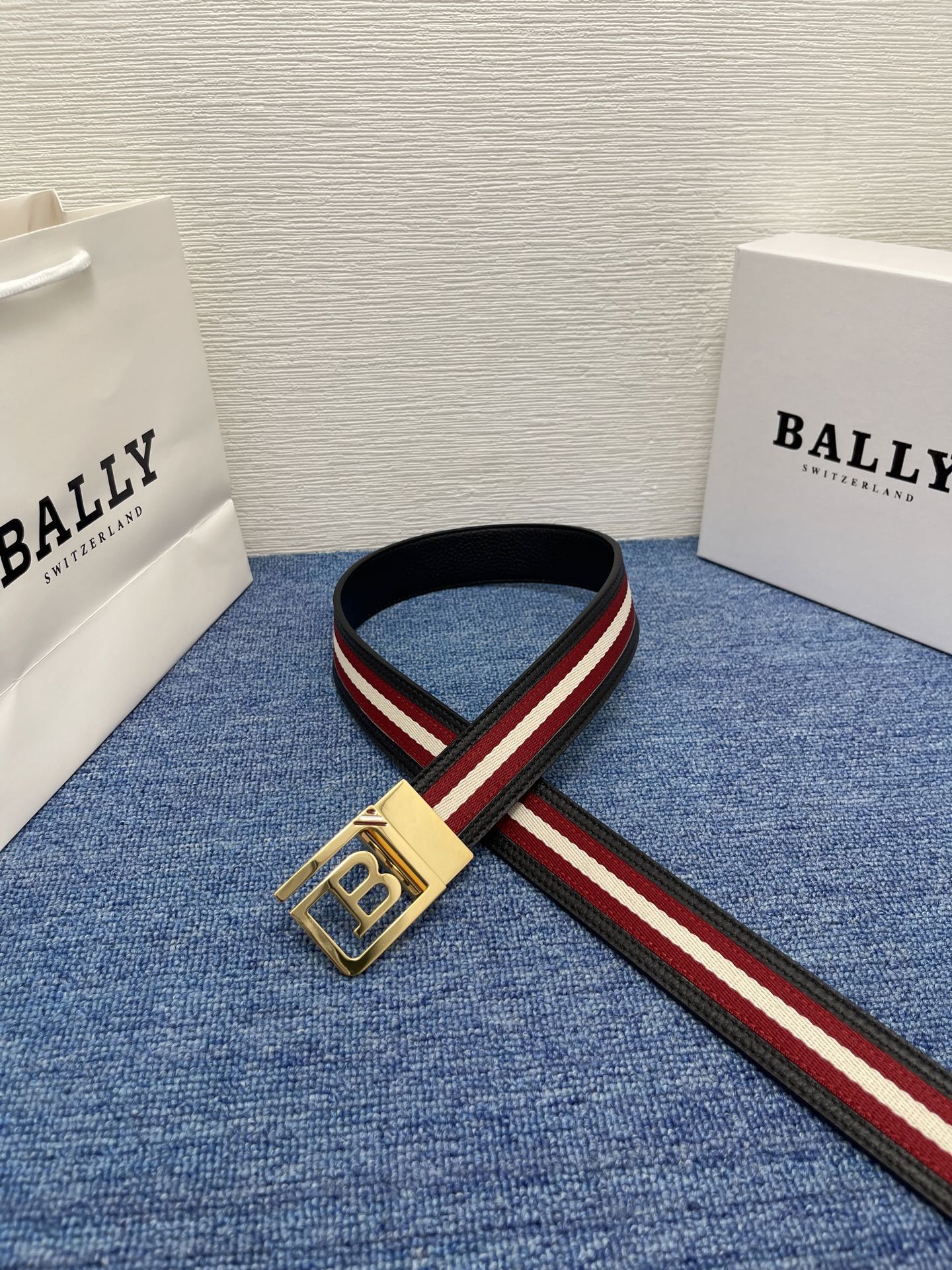 Bally Leather Belt Cow Leather