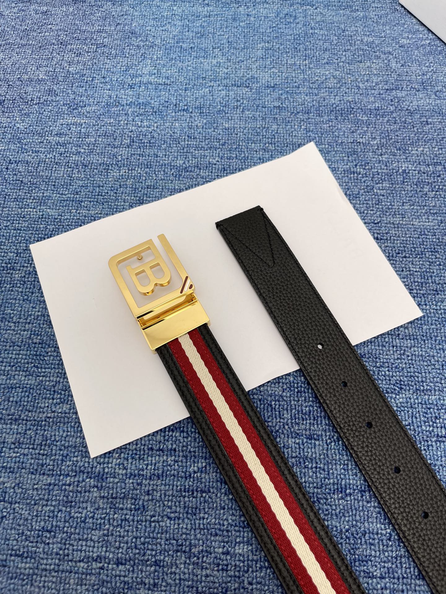 Bally Leather Belt Cow Leather