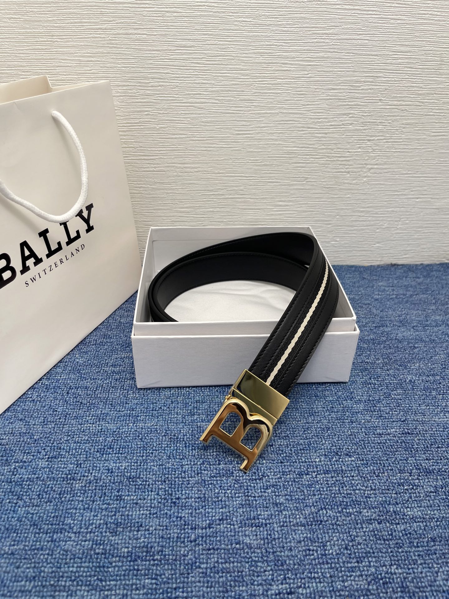Bally Leather Belt Cow Leather