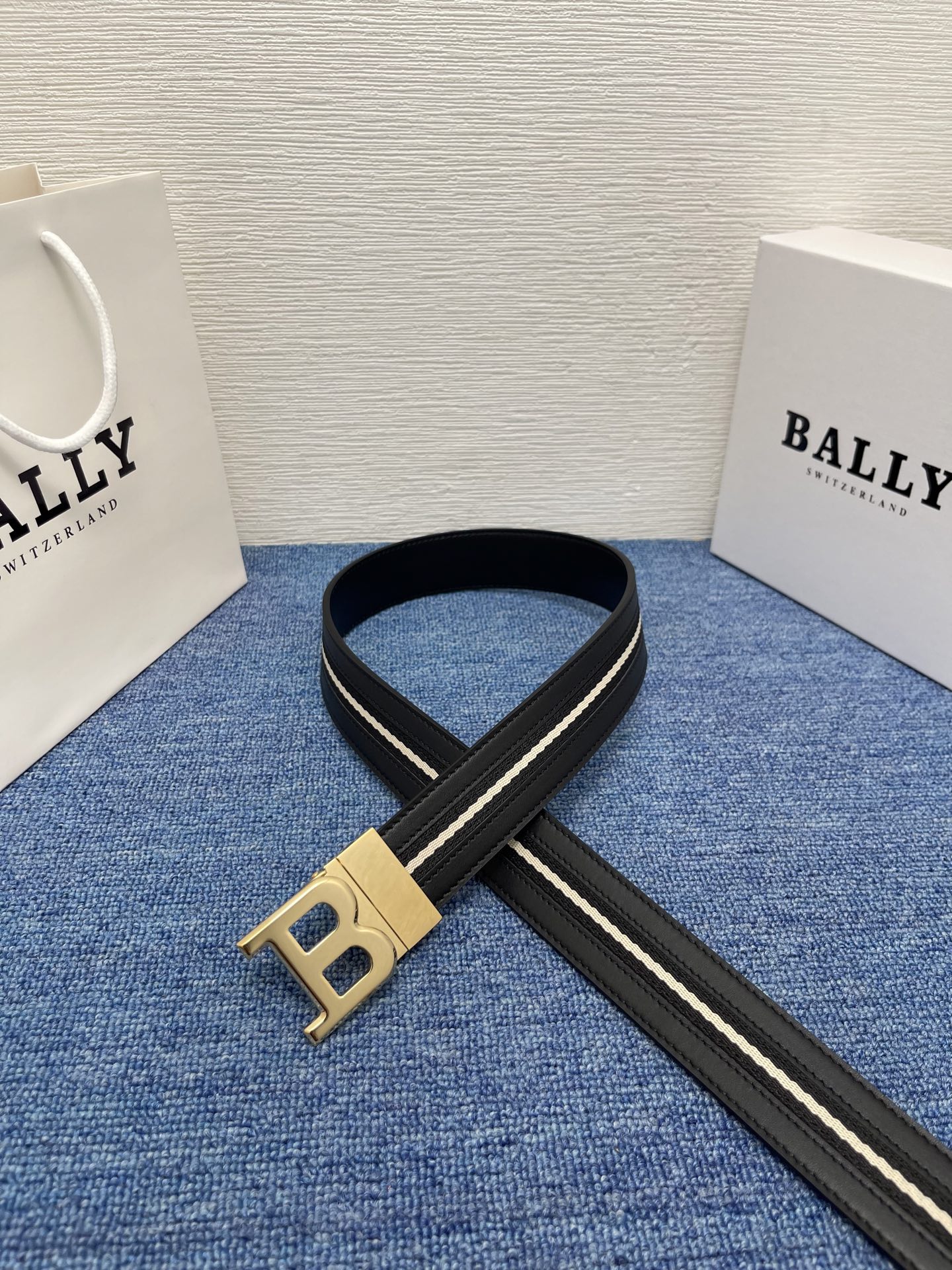 Bally Leather Belt Cow Leather