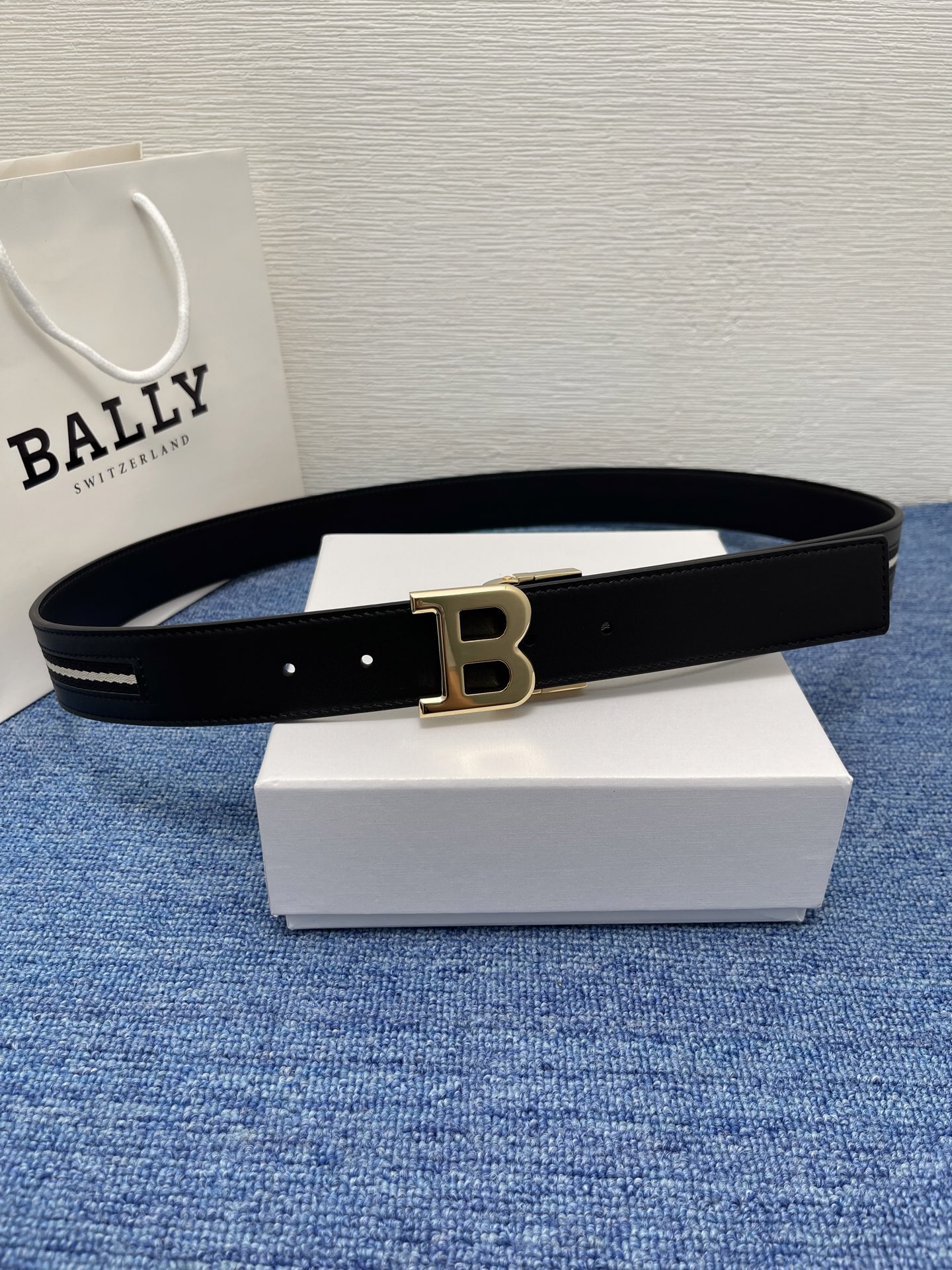 Bally Leather Belt Cow Leather