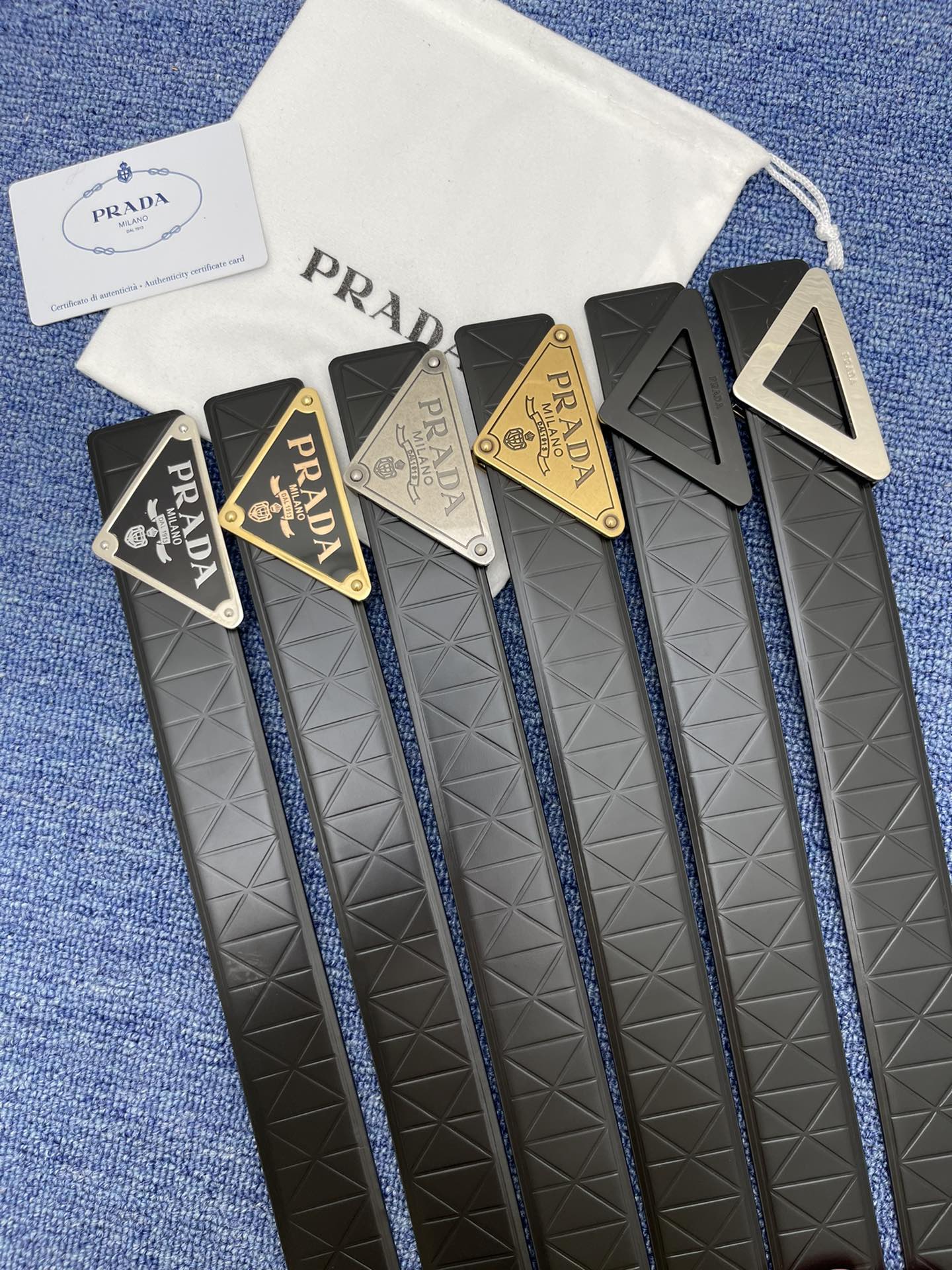 Prada Auto-lock Belt Cow Leather M