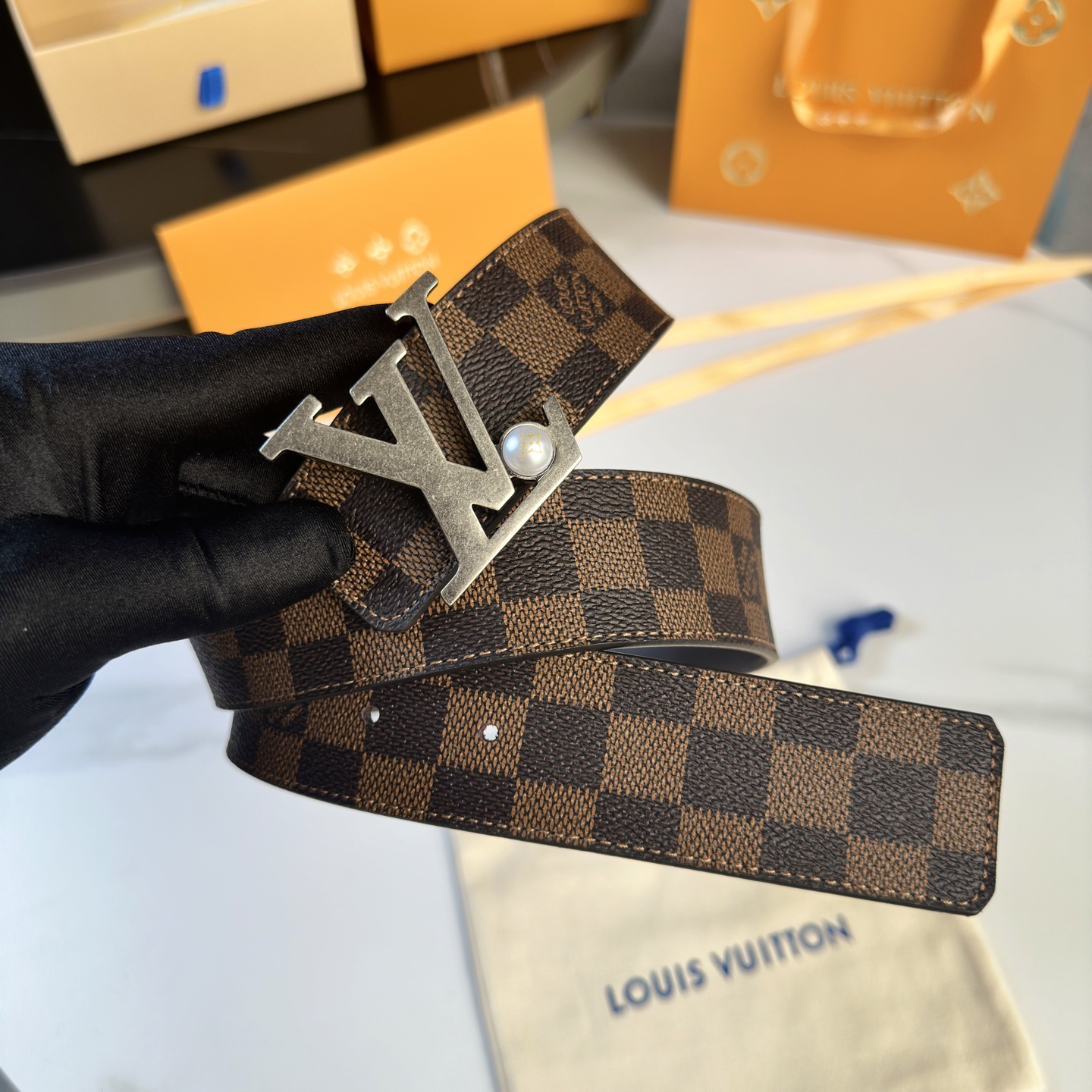 Louis Vuitton Basic Belt Cow Leather S-l