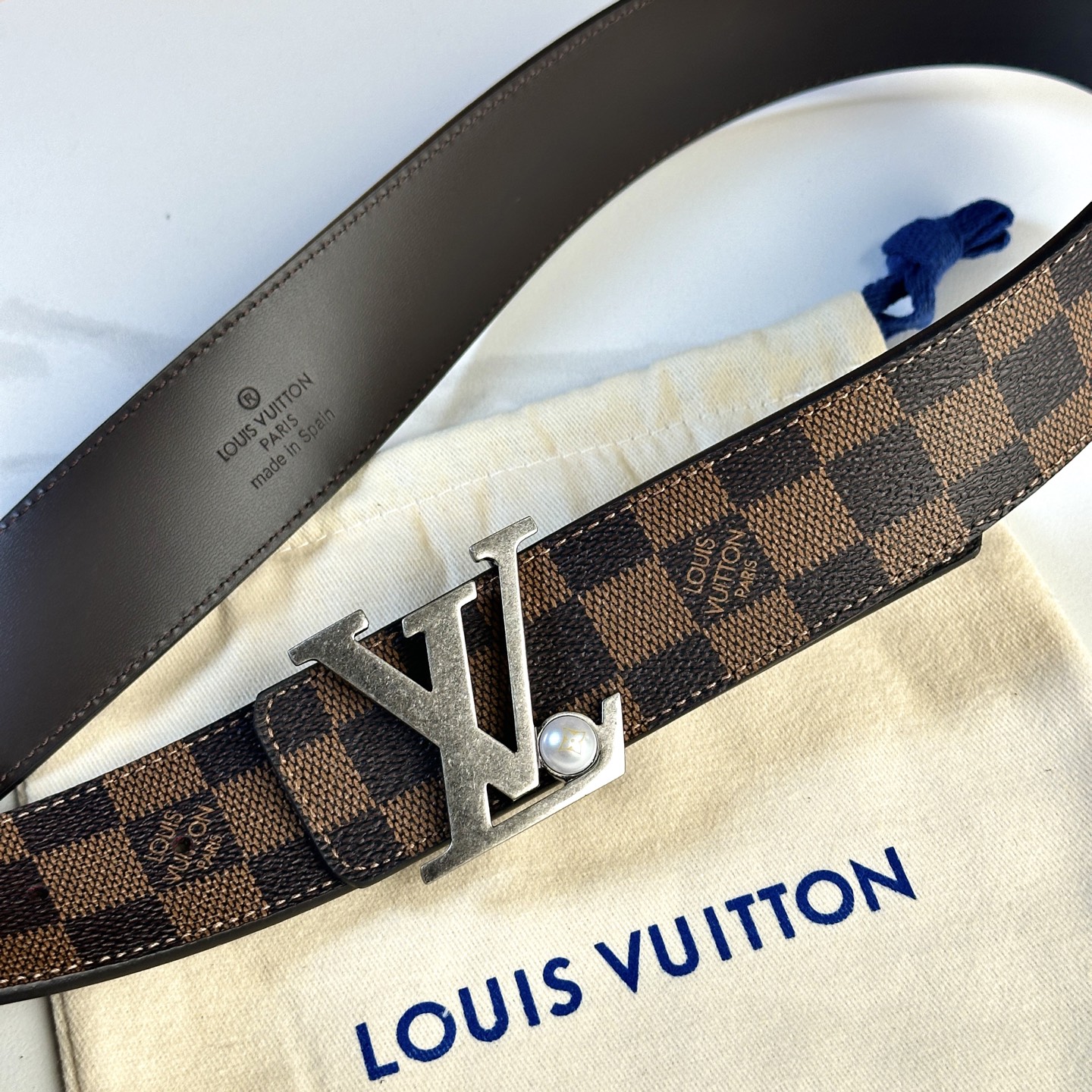 Louis Vuitton Basic Belt Cow Leather S-l