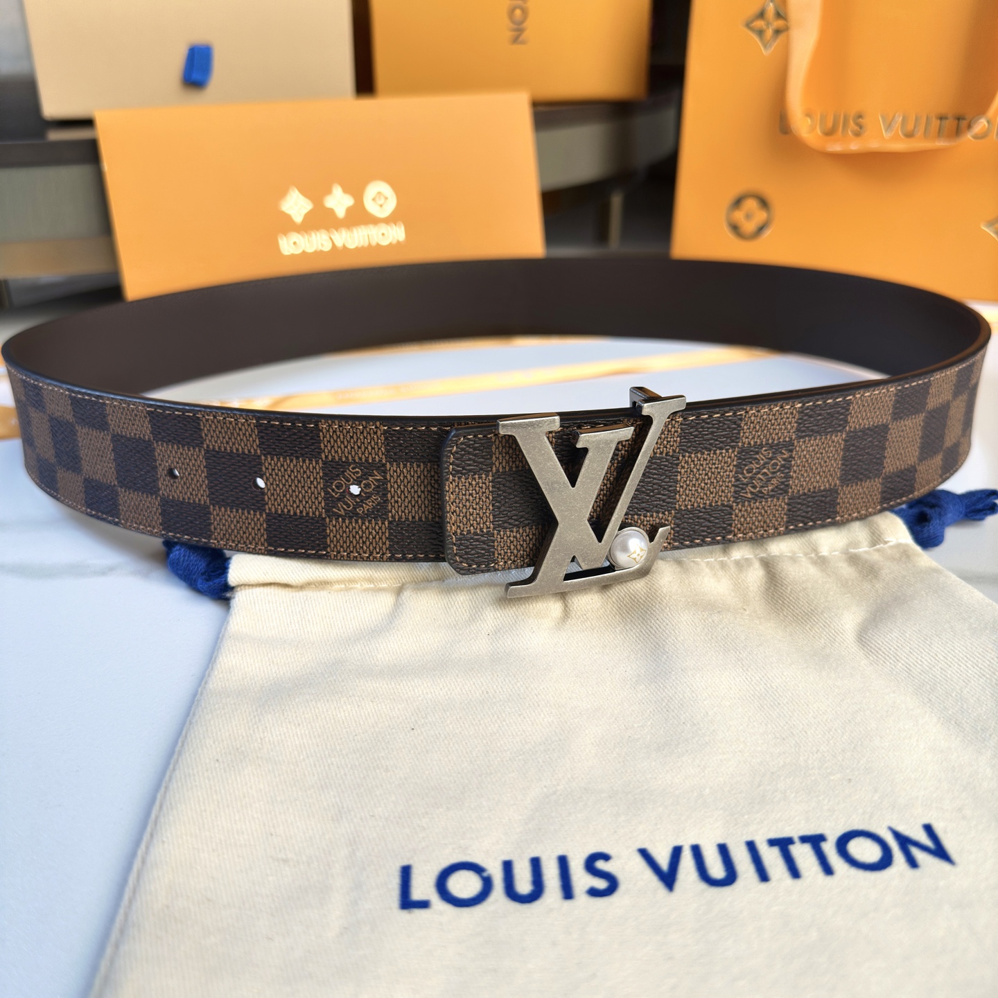 Louis Vuitton Basic Belt Cow Leather S-l