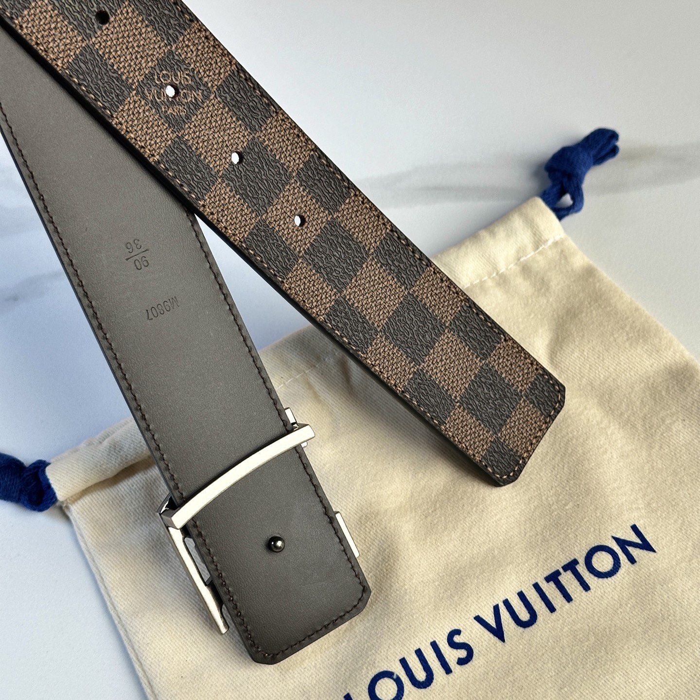 Louis Vuitton Basic Belt Cow Leather S-l
