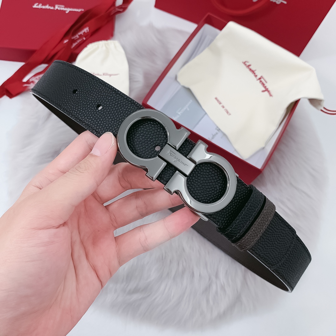 Salvatore Ferragamo Male Leather Belt M