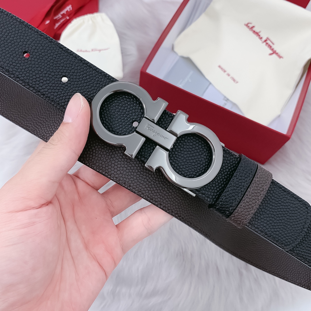 Salvatore Ferragamo Male Leather Belt M