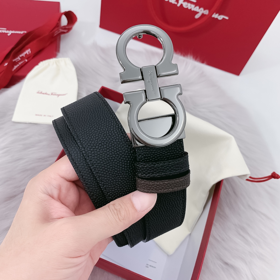 Salvatore Ferragamo Male Leather Belt M