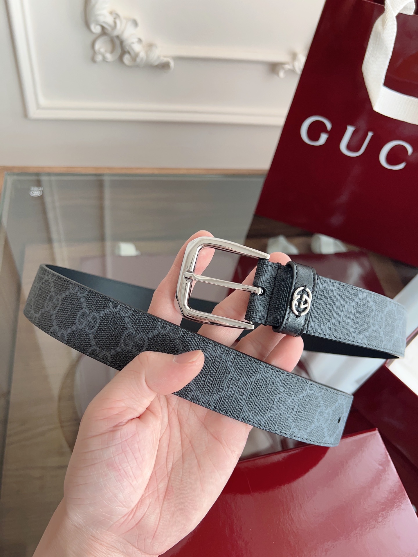 Gucci Basic Belt Black M