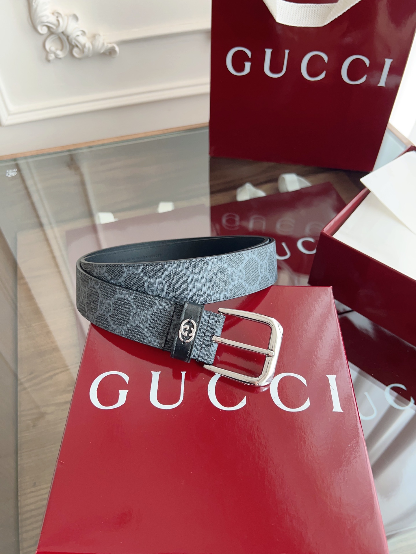 Gucci Basic Belt Black M