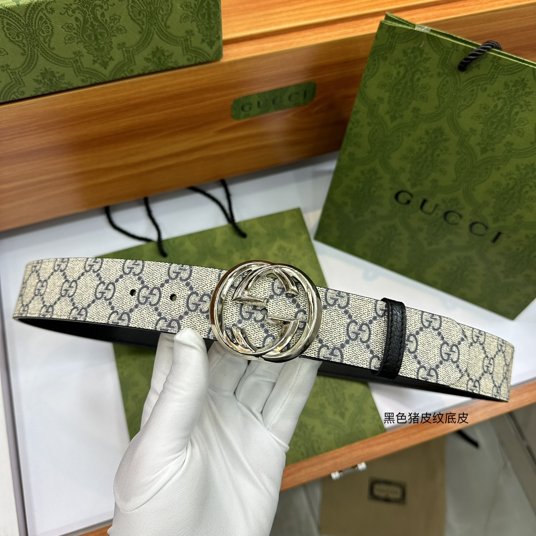 Gucci Basic Belt Black Waterproof M