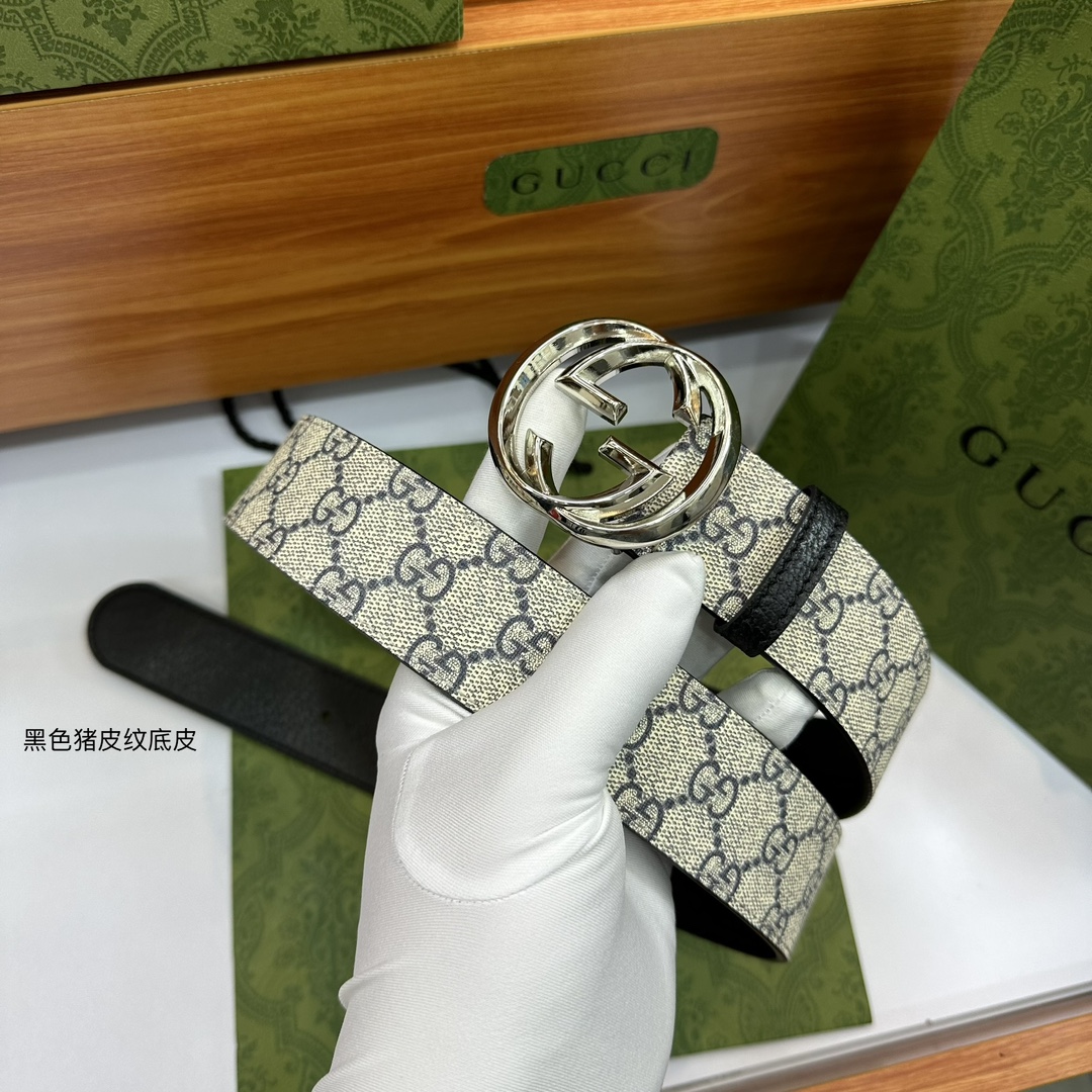 Gucci Basic Belt Black Waterproof M