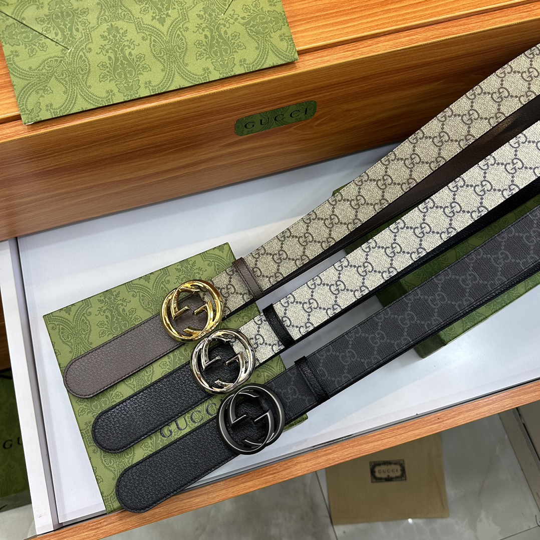 Gucci Basic Belt Black Waterproof M