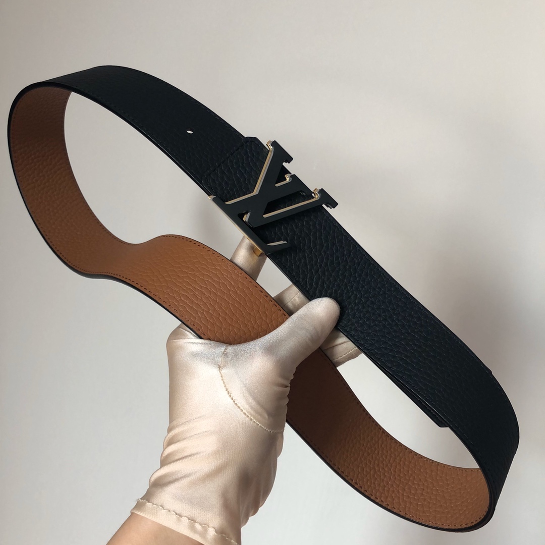 Louis Vuitton Male Leather Belt M-l