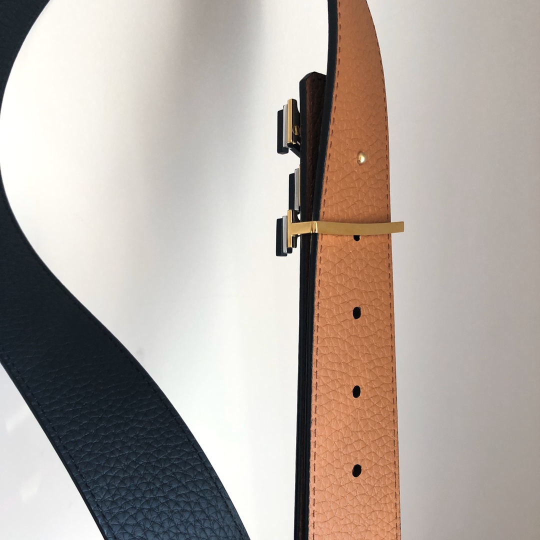 Louis Vuitton Male Leather Belt M-l