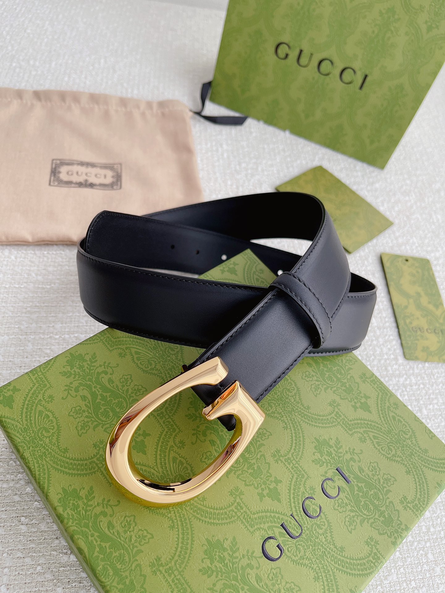 Gucci Male Basic Belt Cow Leather M