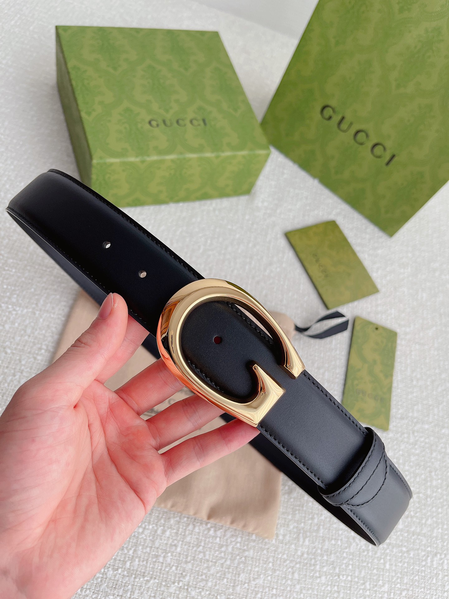Gucci Male Basic Belt Cow Leather M