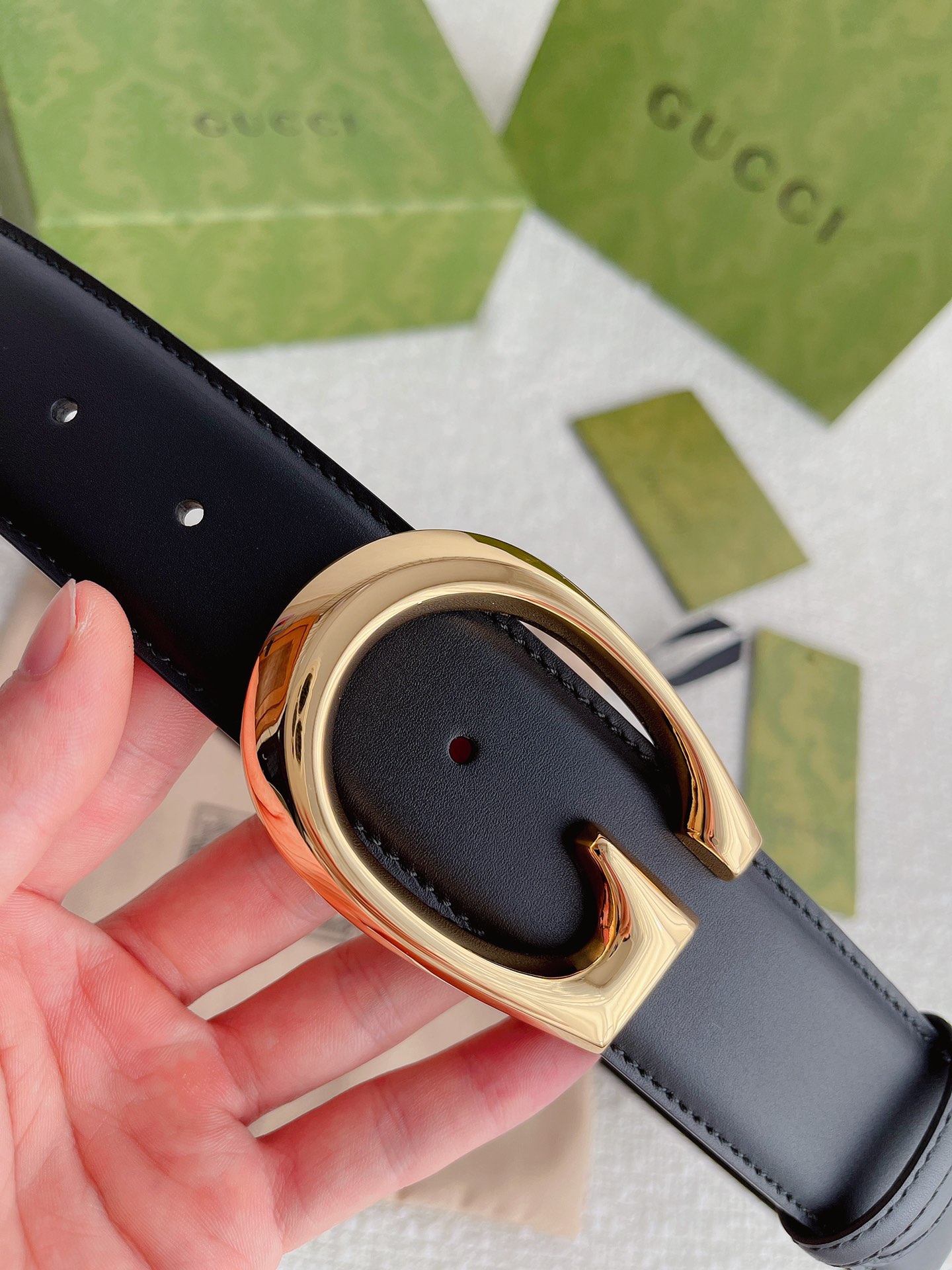 Gucci Male Basic Belt Cow Leather M