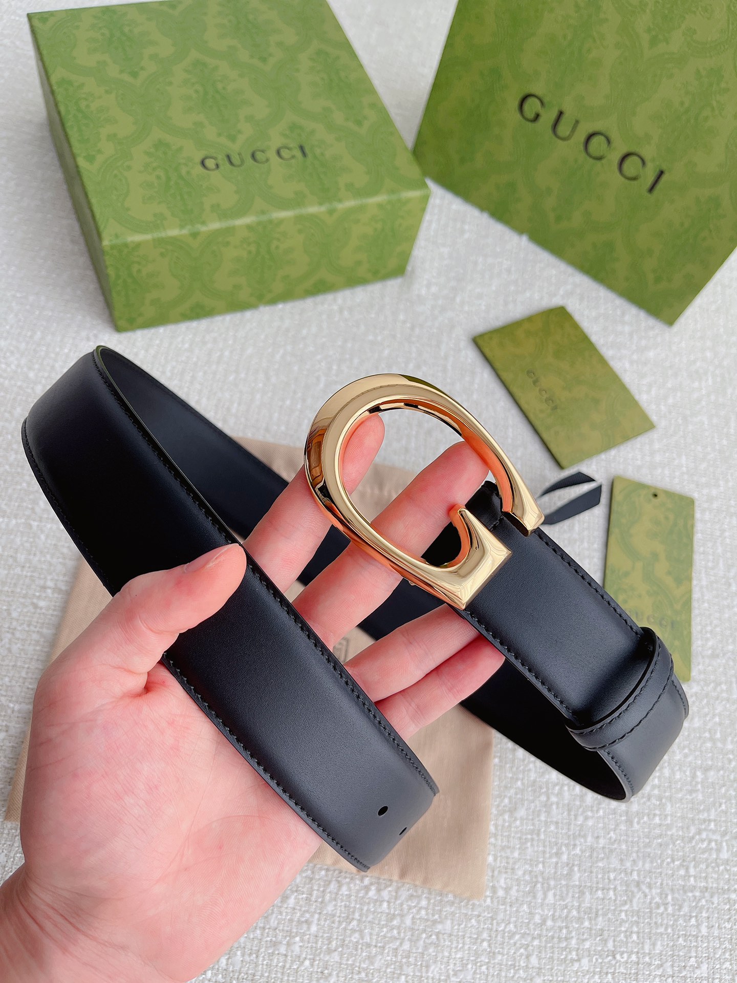 Gucci Male Basic Belt Cow Leather M