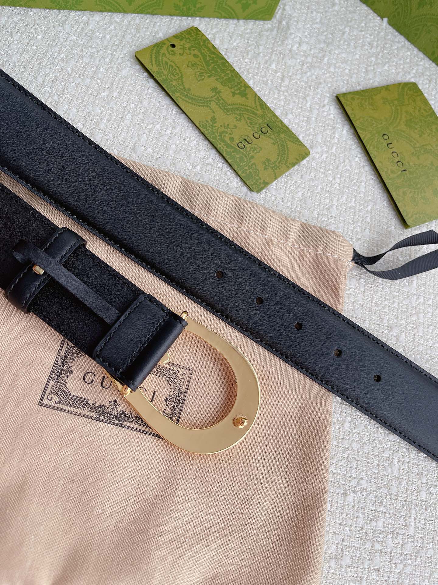 Gucci Male Basic Belt Cow Leather M