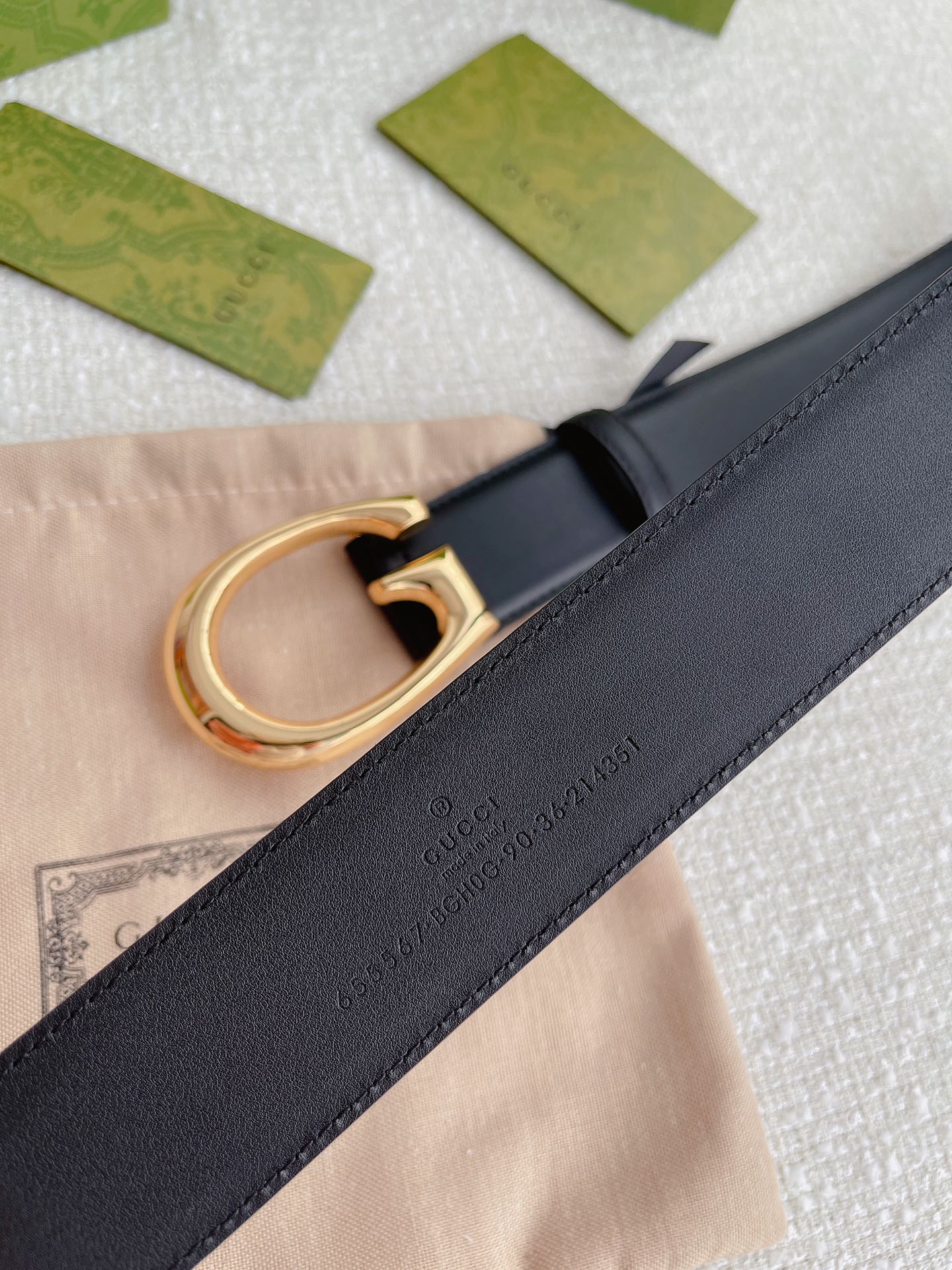 Gucci Male Basic Belt Cow Leather M