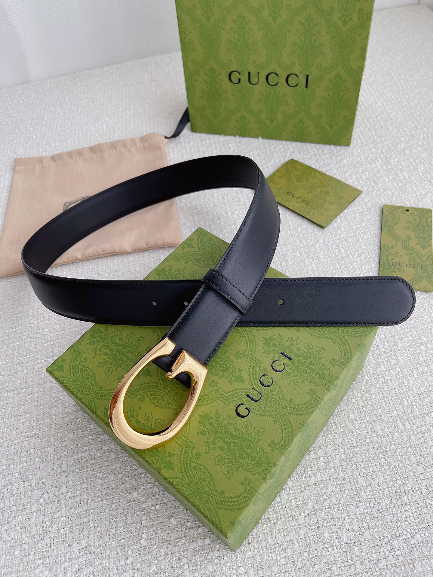 Gucci Male Basic Belt Cow Leather M