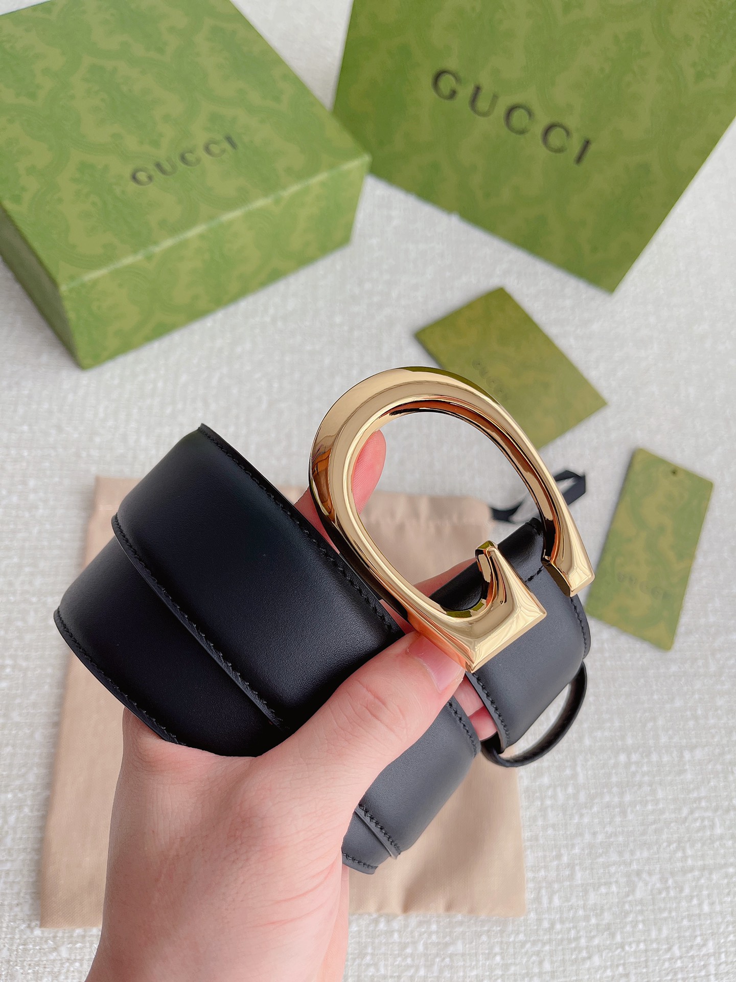 Gucci Male Basic Belt Cow Leather M