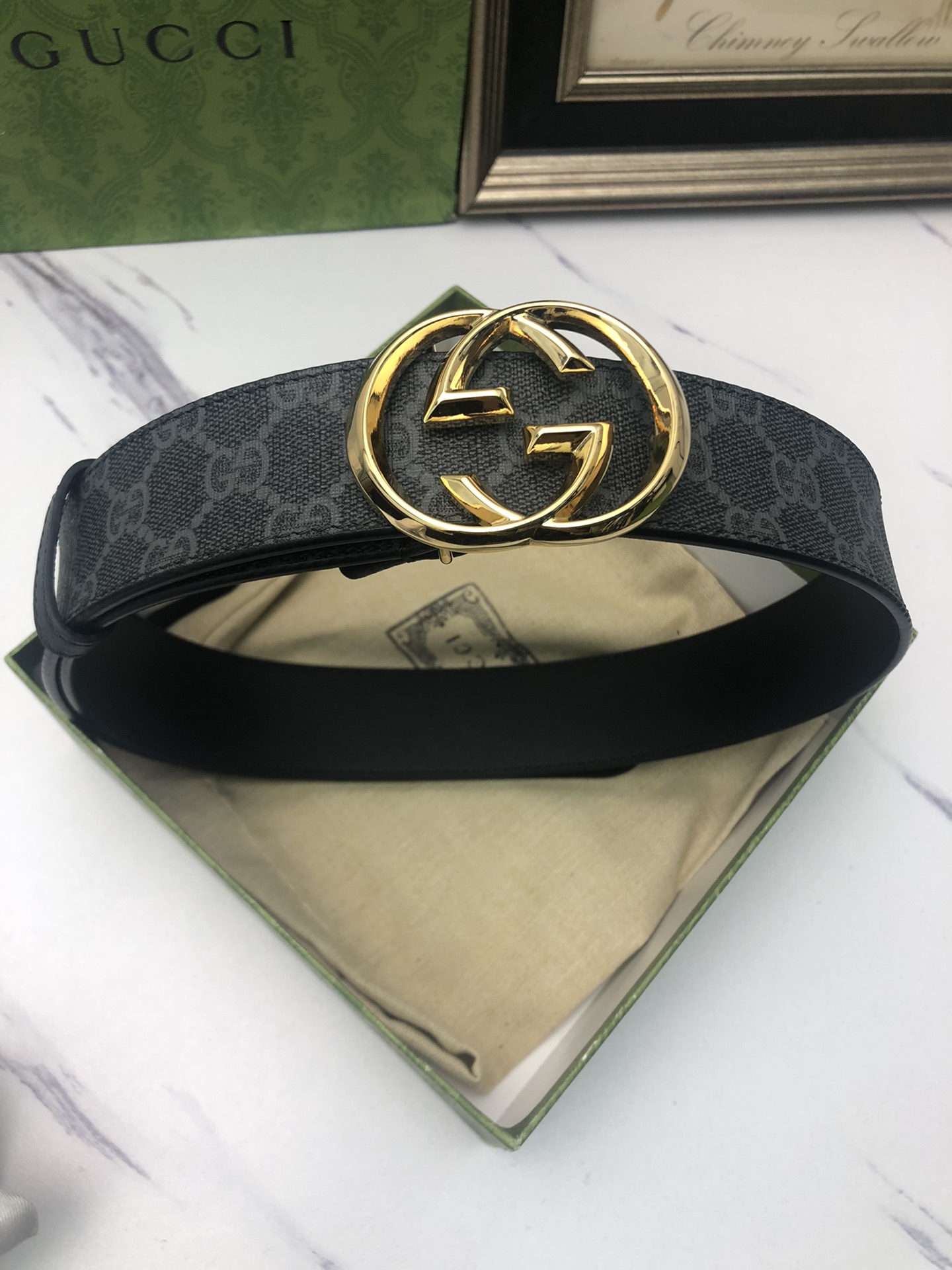 Gucci Basic Belt Cow Leather