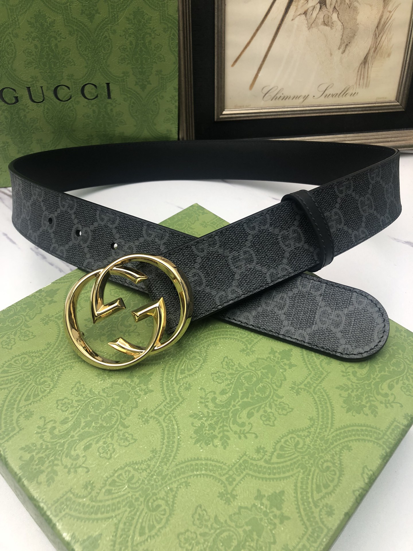 Gucci Basic Belt Cow Leather